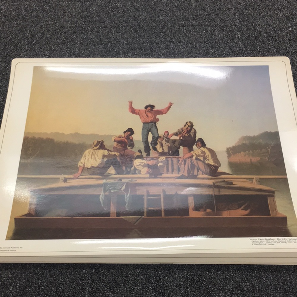 The Jolly Flatboatmen by George Bingham